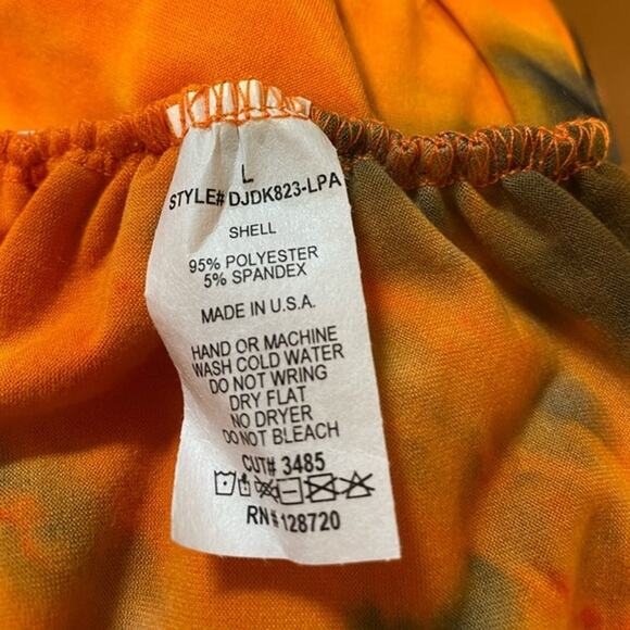 Tie Dye Runched Bodycon stretchy Mini Dress Medium - Picture 5 of 6